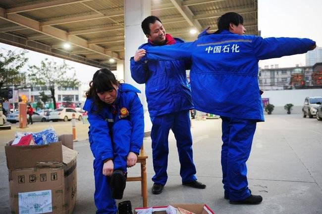 上海工作服案例中国石化